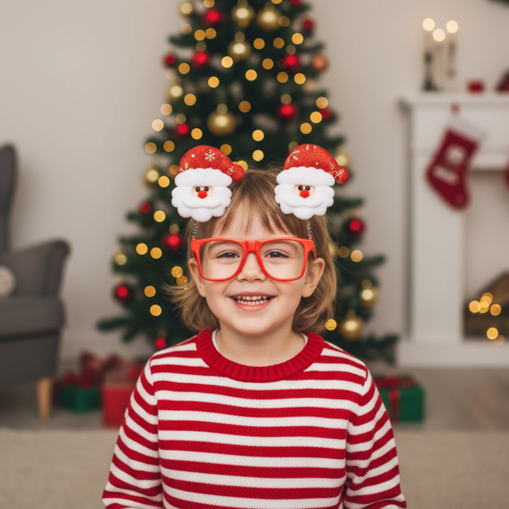 1 Santa Glasses for Christmas