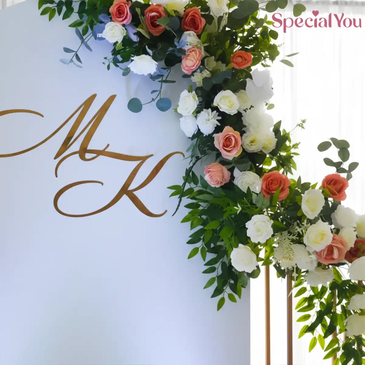 Arch Floral Backdrop Decoration
