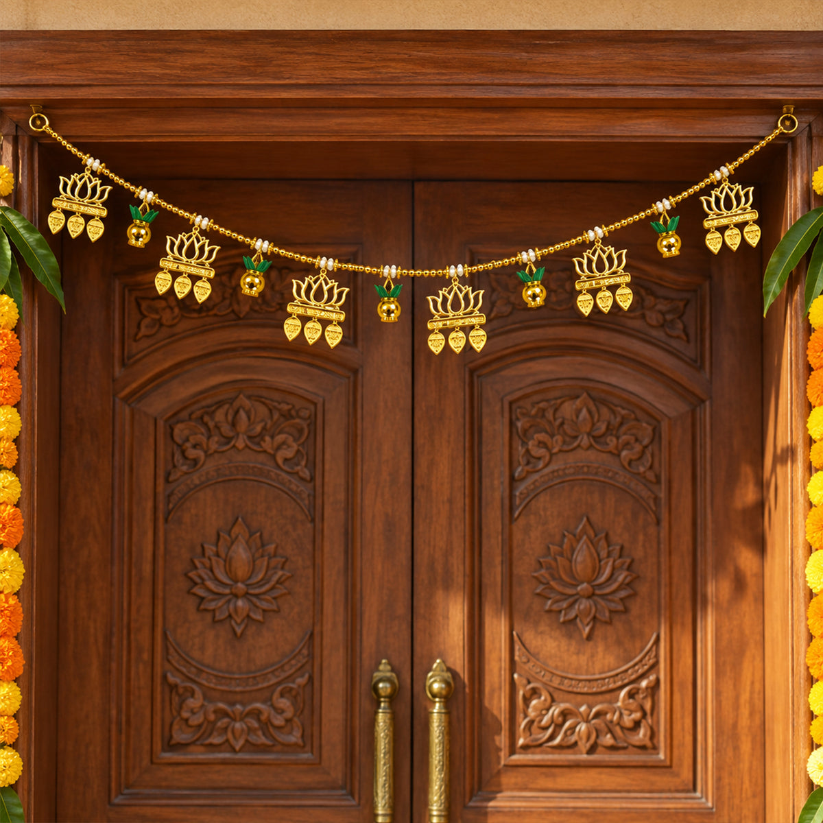 Lotus Kalash Toran for Entrance for Diwali Decoration for Home