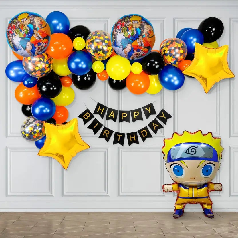 Naruto foil balloon decoration set Kit