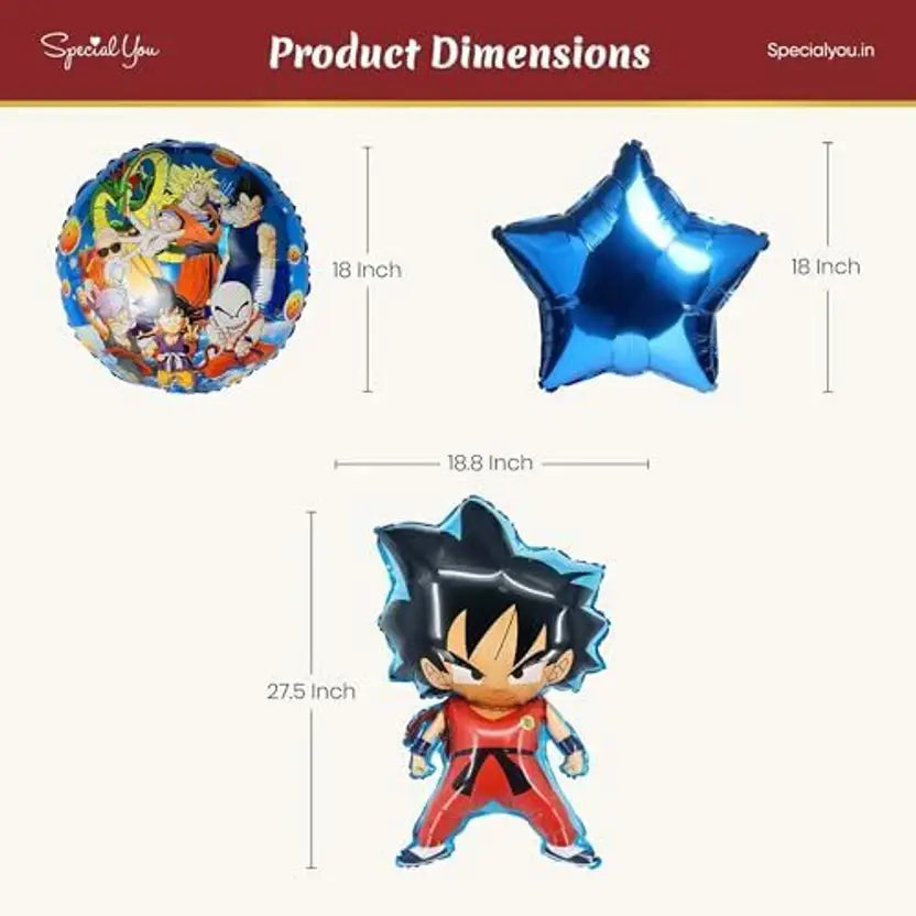 Anime theme foil balloon decoration set Kit