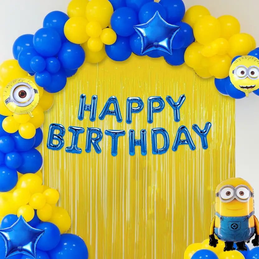 Minions Theme Birthday Decoration