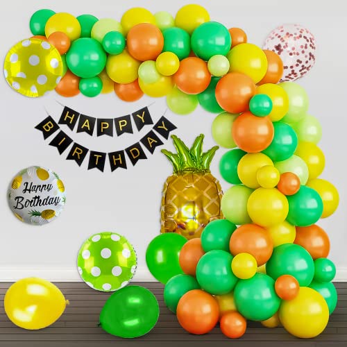 Pineapple Theme DIY Birthday Decoration kit