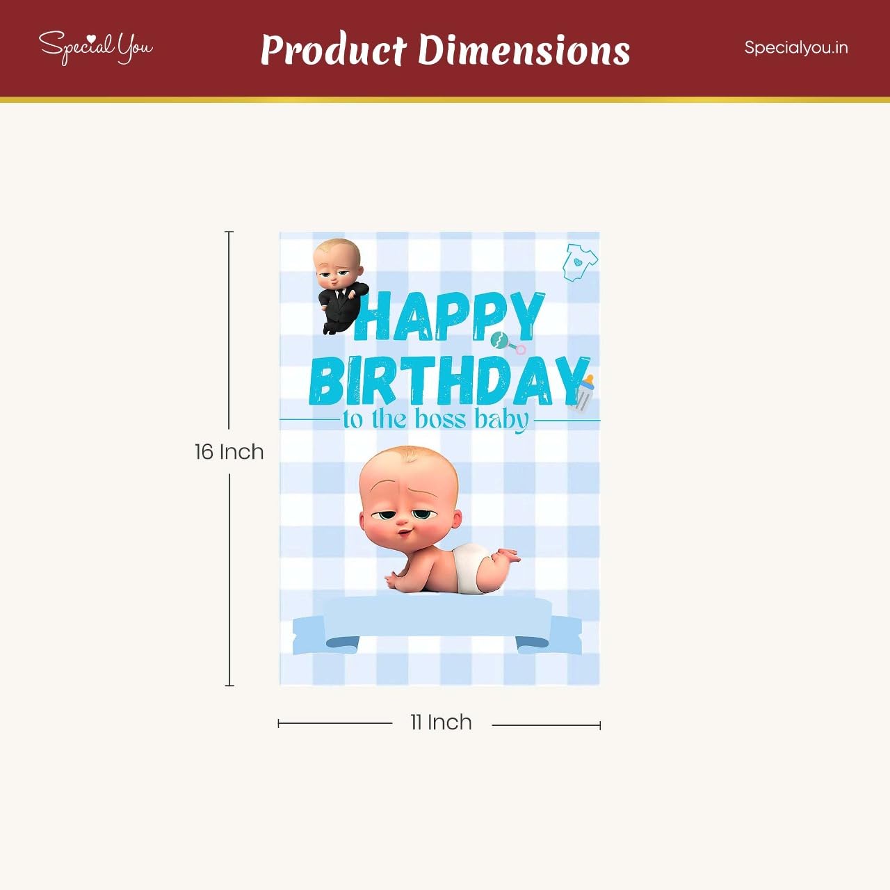 boss baby Decor with Poster