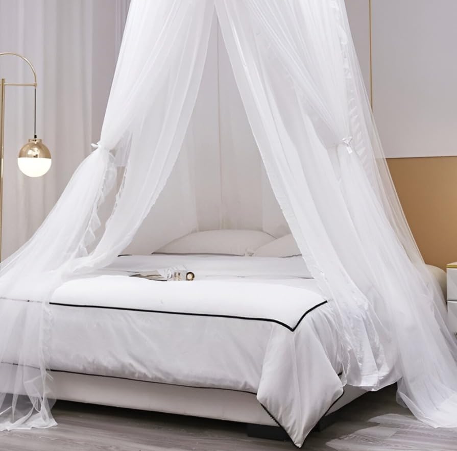 White net fabric for canopy