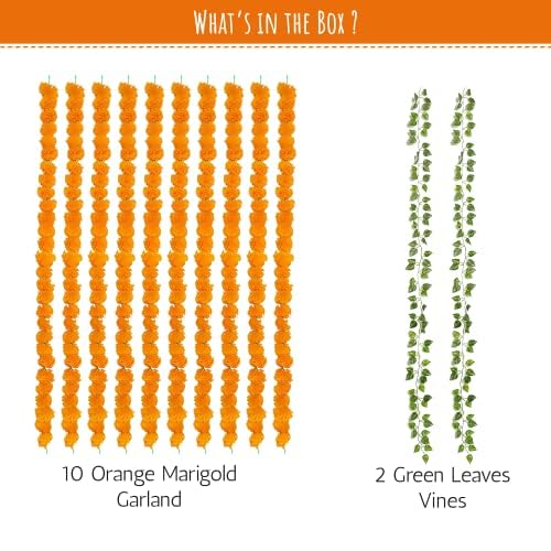 Vines and Marigold Diwali Decor