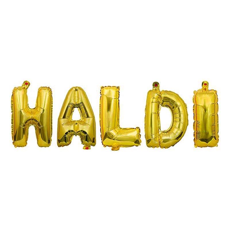 haldi foil balloon