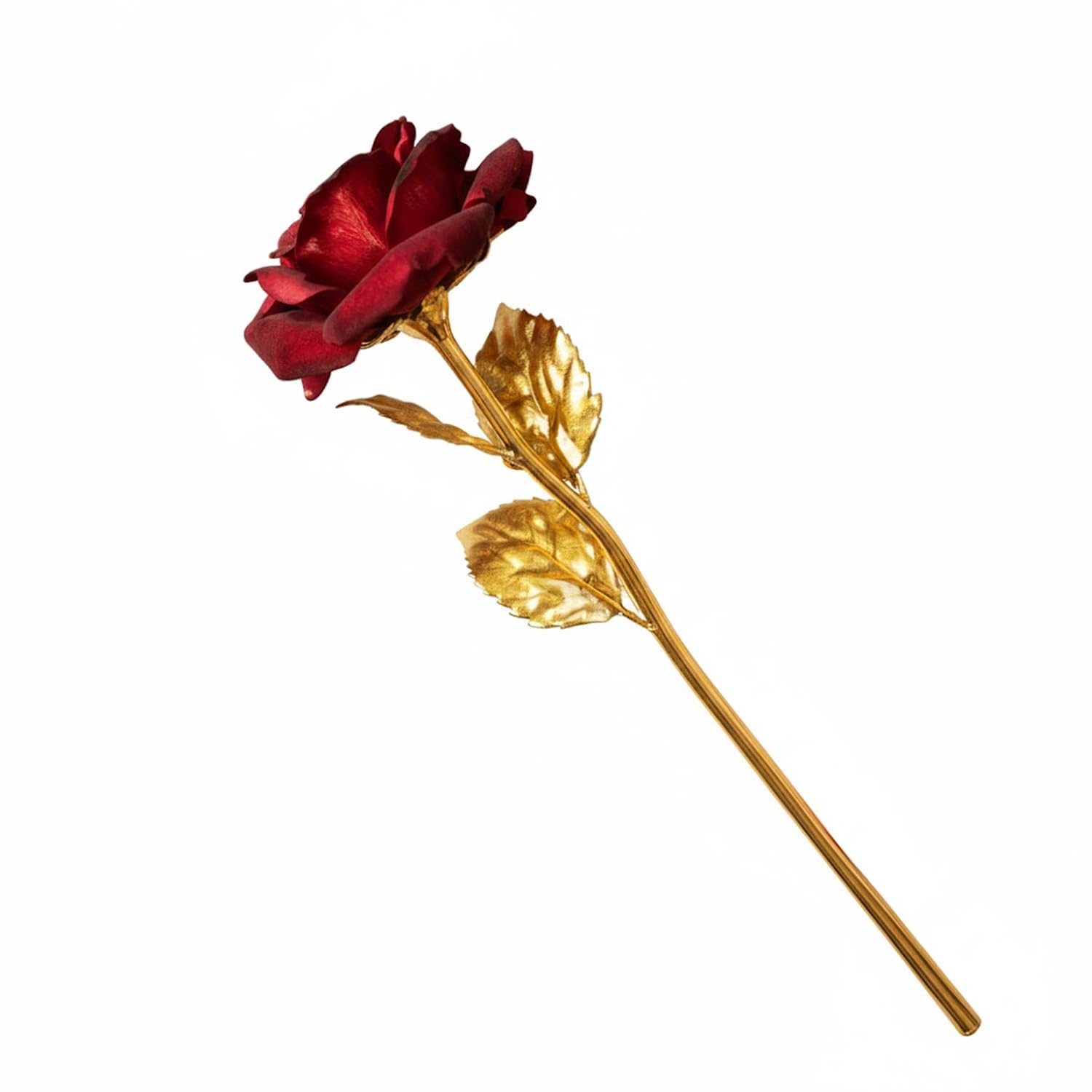 Red Metal Rose for Valentine Gift