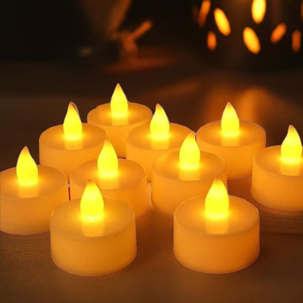 Battery Operated Tealight Candles (Pack of 25)