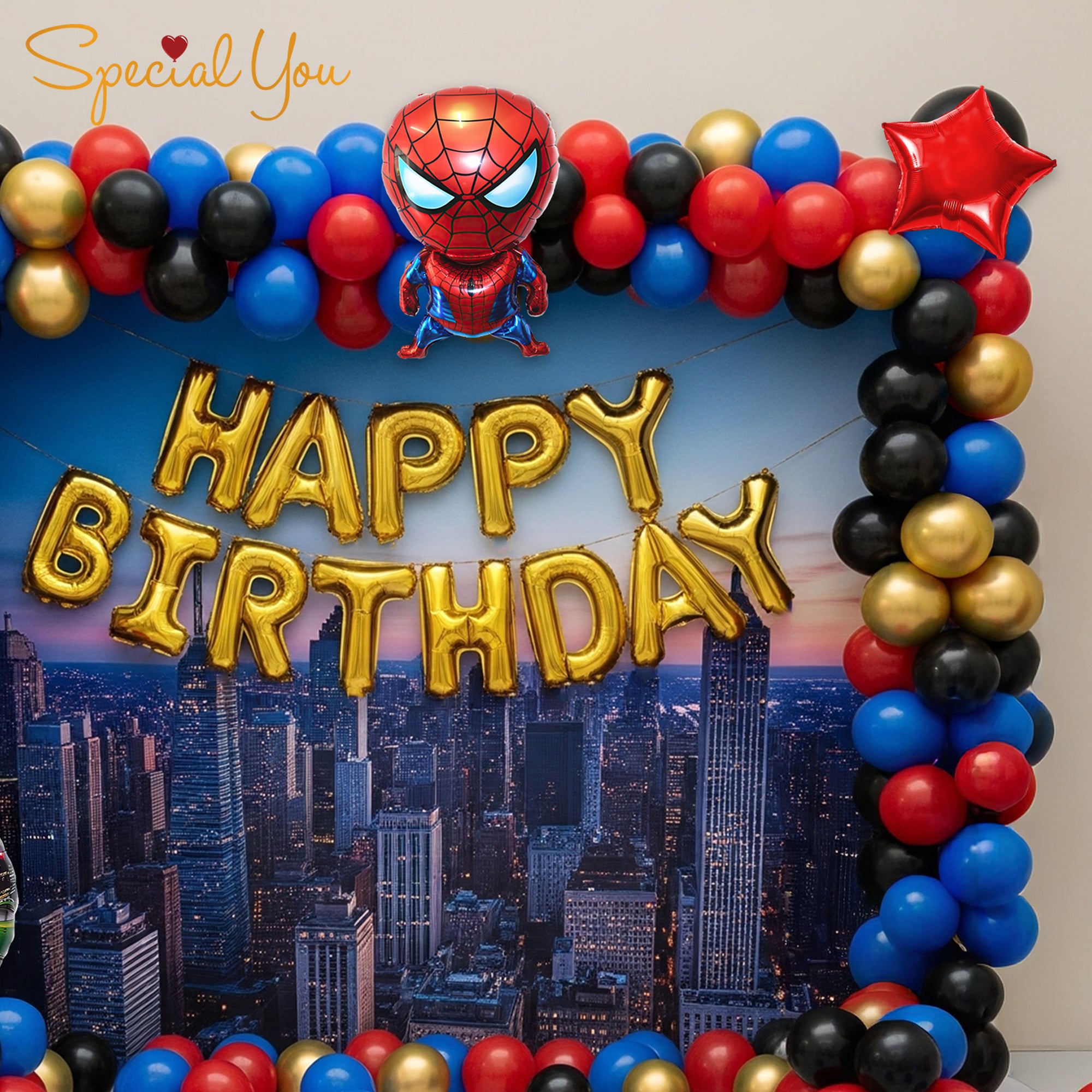 Spiderman’s City Skyline Celebration Decor