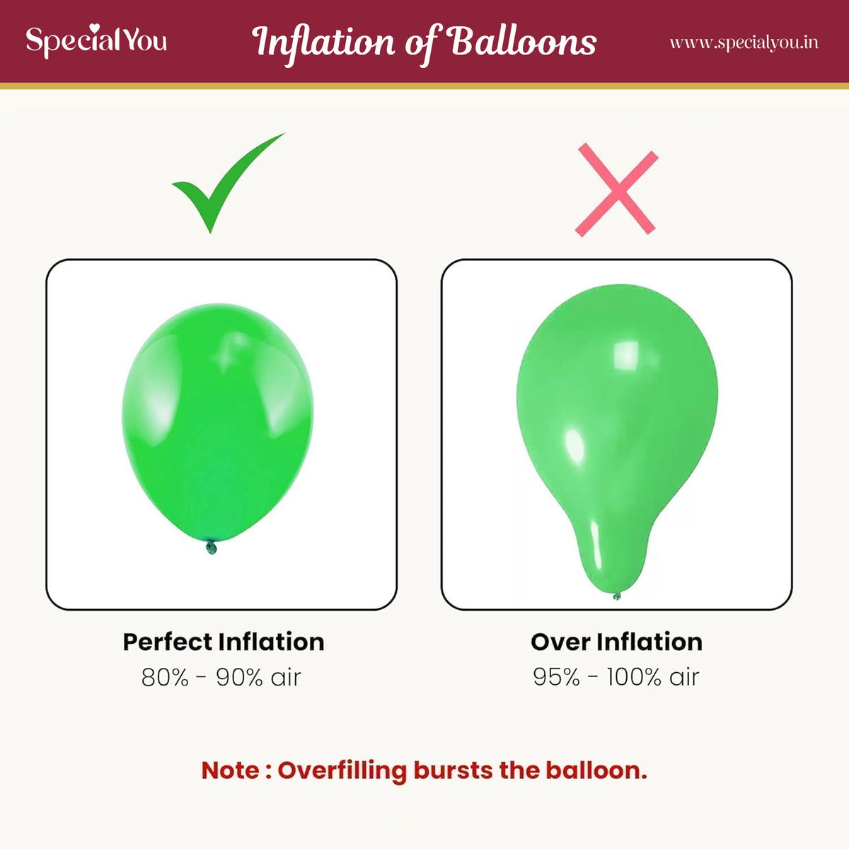 50 Metallic White Balloons Kit