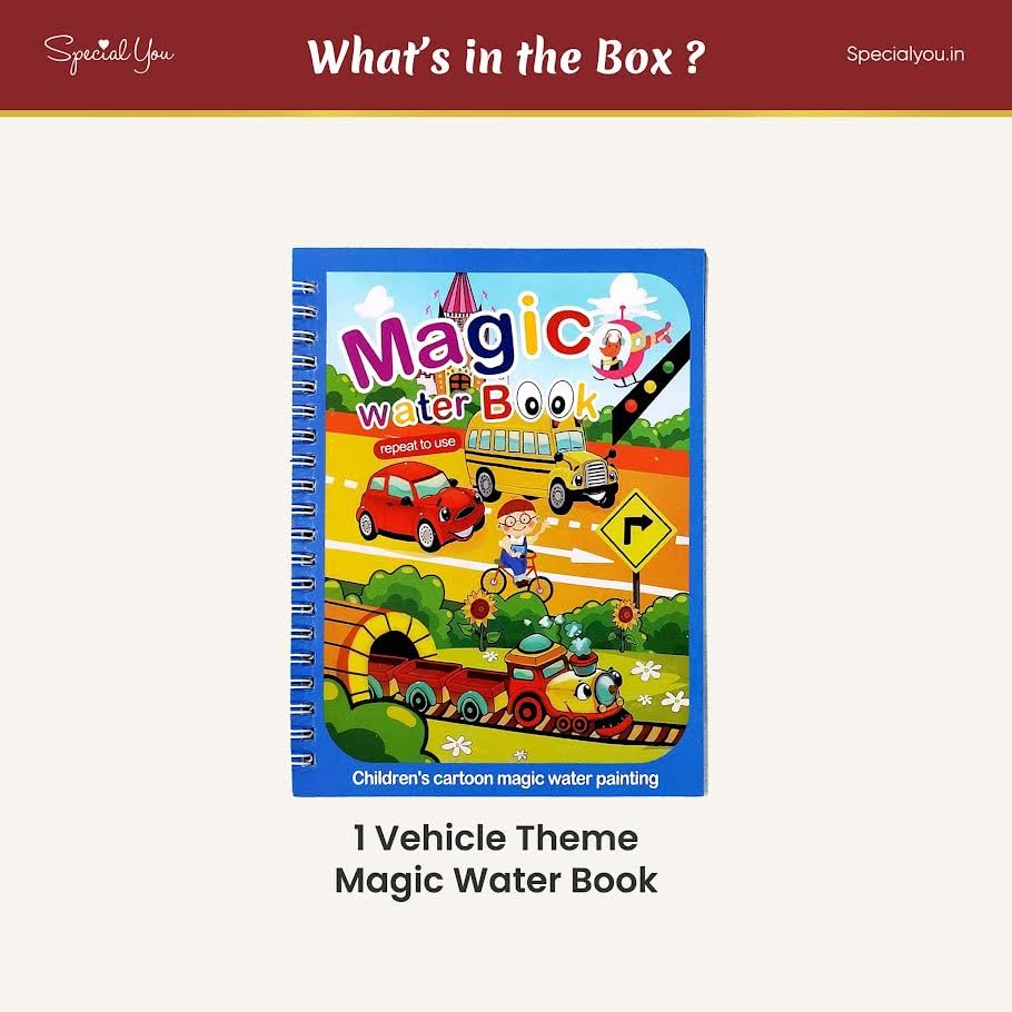 Vehicle Theme Magic Water book