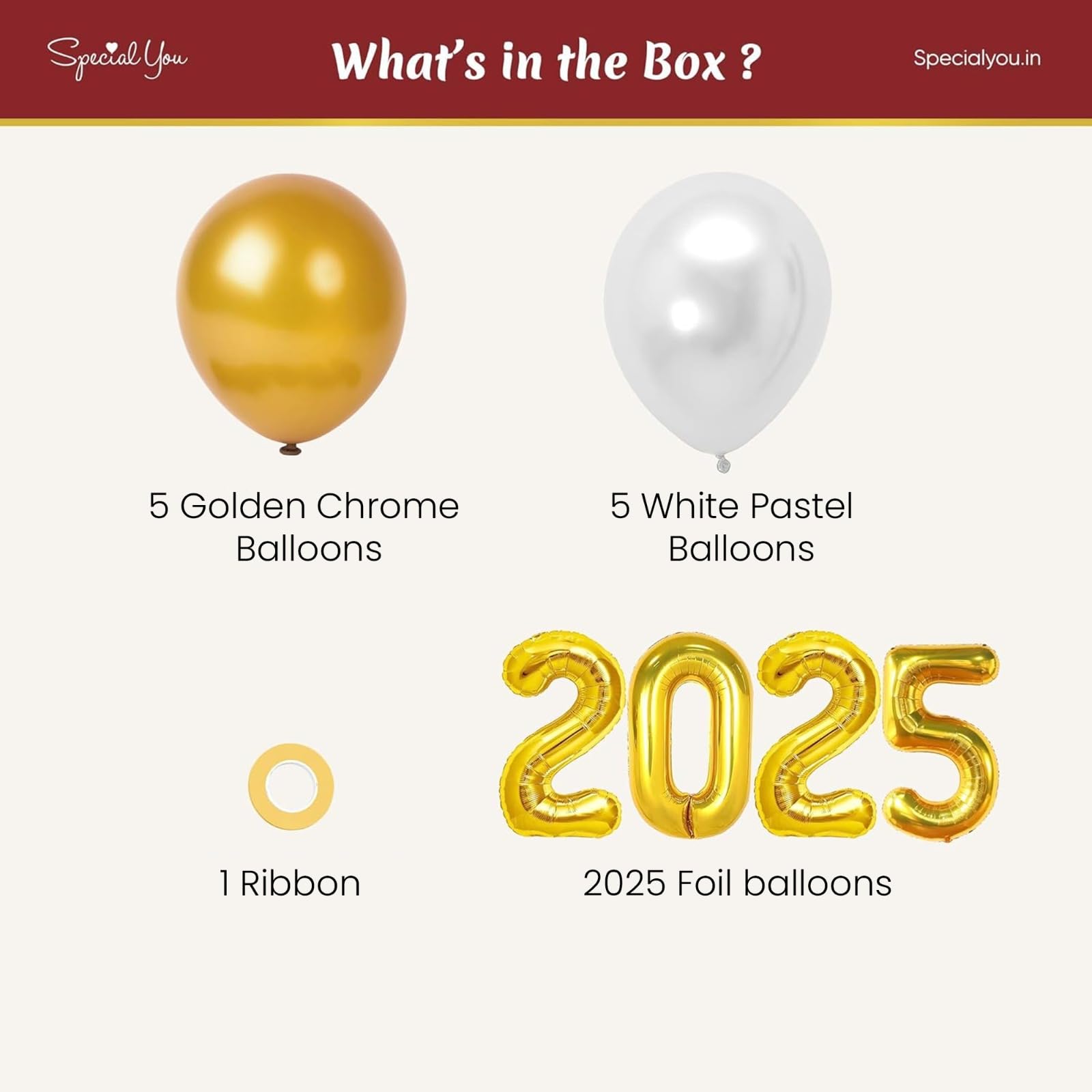 New Year Foil Balloon 2025