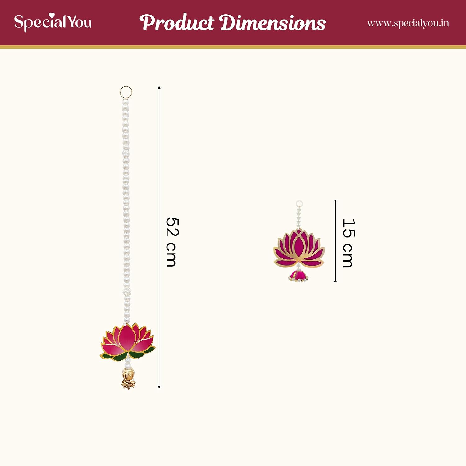 Lotus Elegance Ganpati Decoration Set – Wall Hanging Décor for Home (13 Pieces)