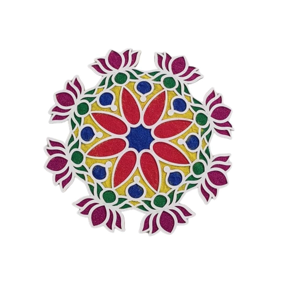 Lotus Rangoli Mat
