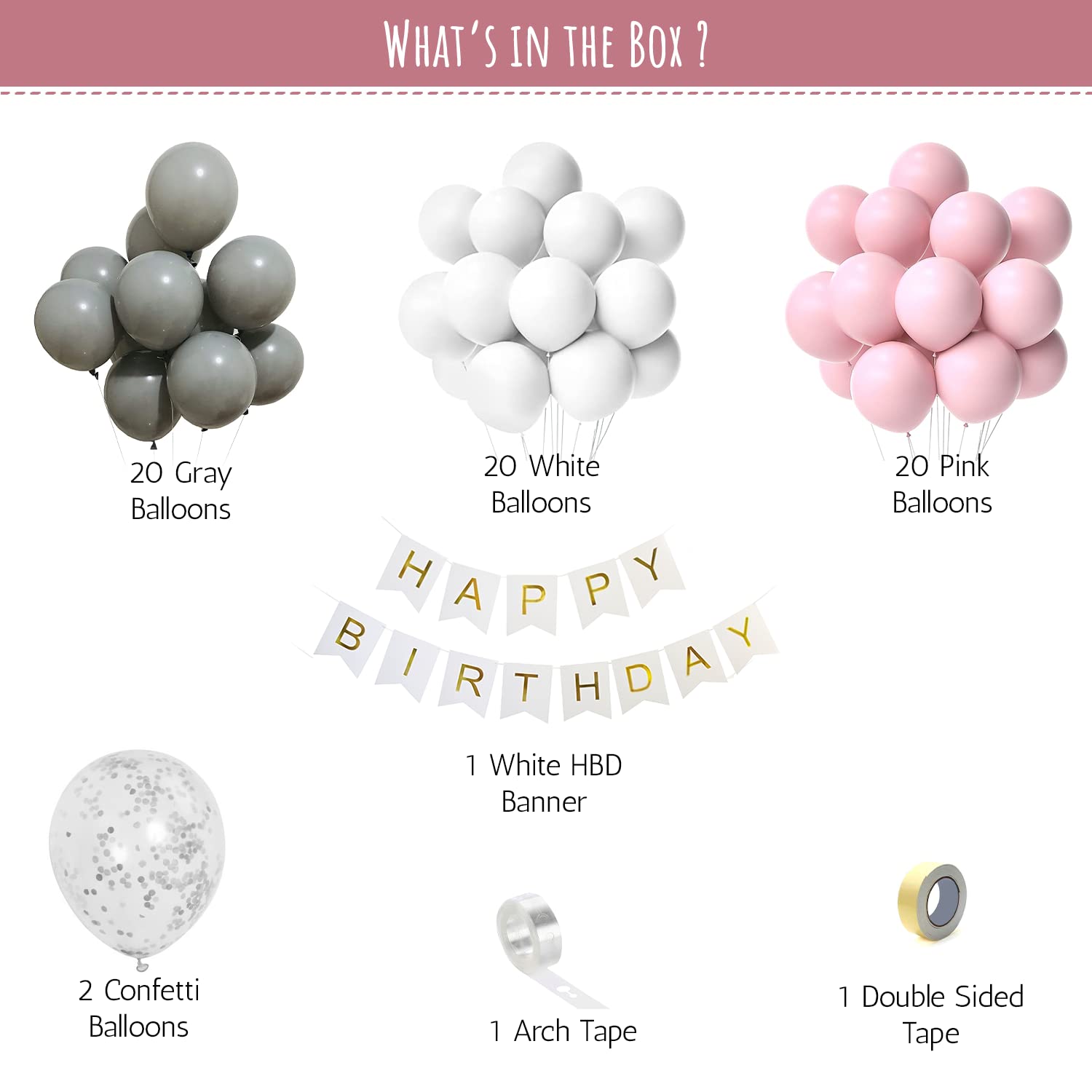 Mysterious Birthday Theme with Pastel Balloons