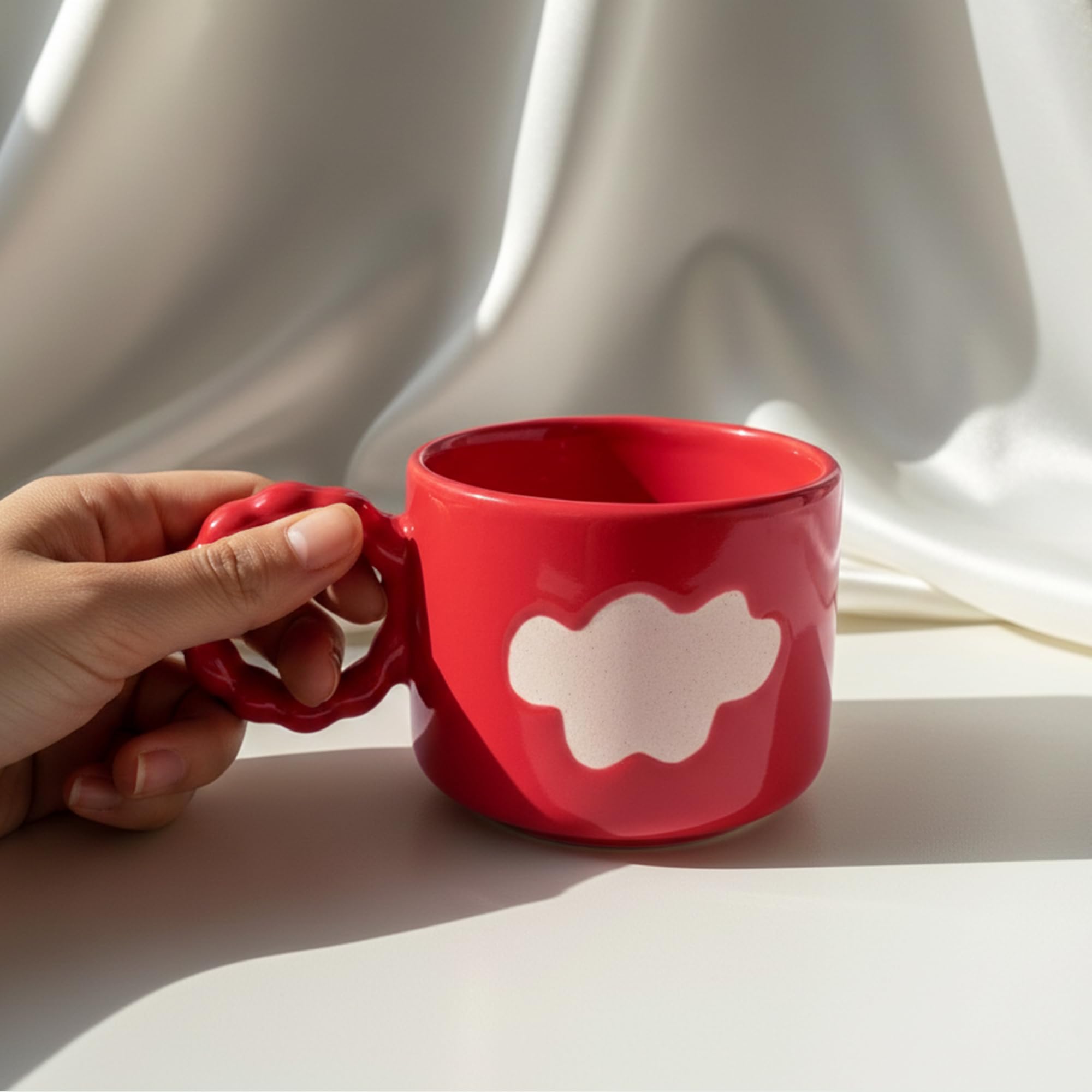 Red Cloud Ceramic Coffee Mug