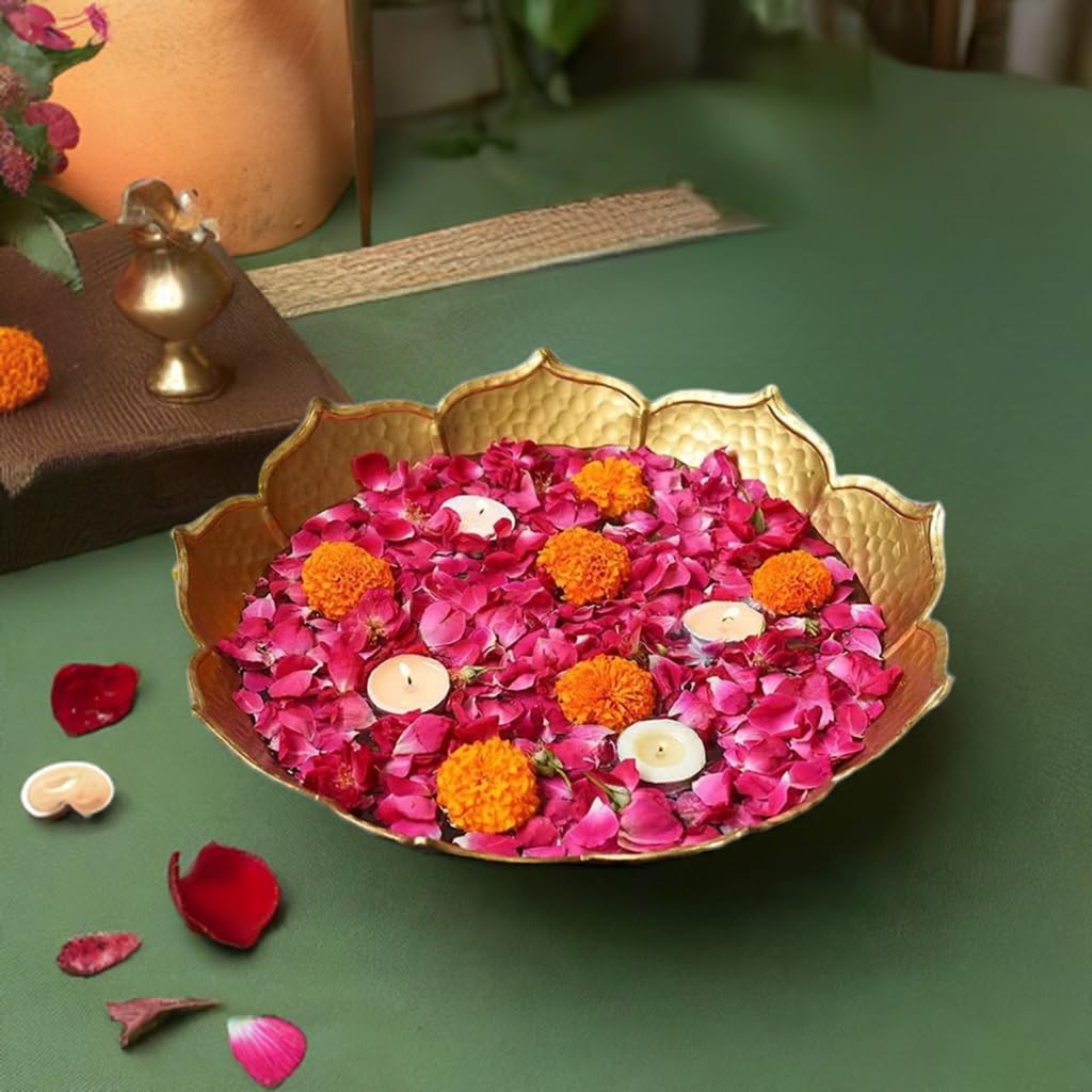 Urli Bowl for Diwali, Navratri Festival Decor - 8 Inch