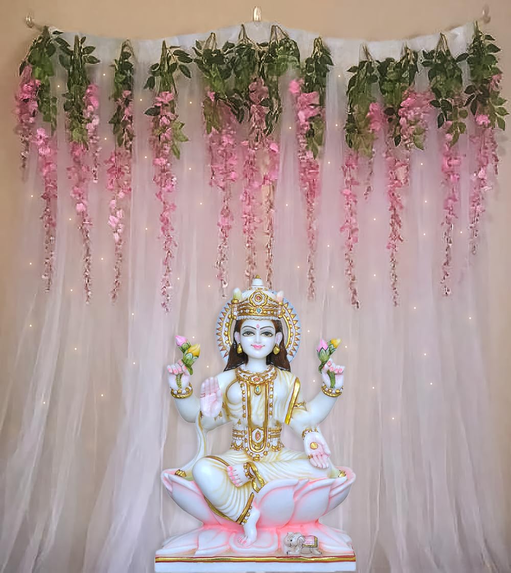 Pink Wisteria and Curtain Decor