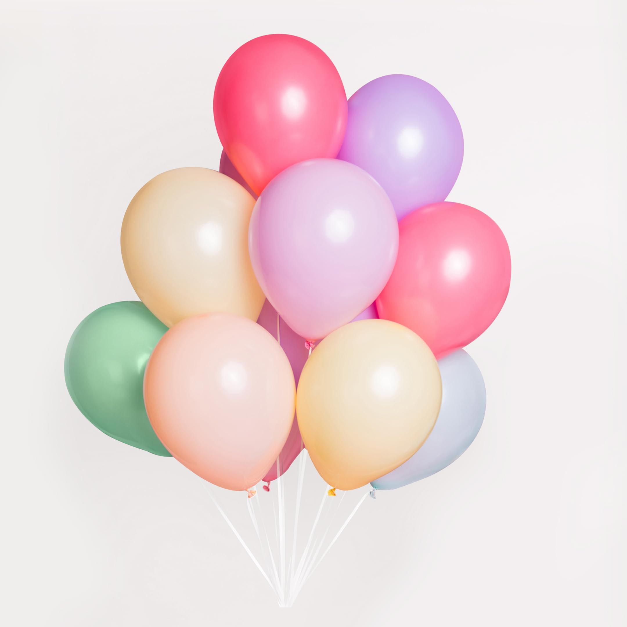 60 Pastel Rainbow Balloons for Decoration - Special You
