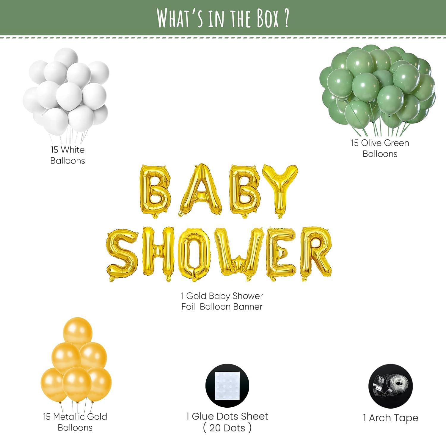 Celebrate Baby shower with this decor kit