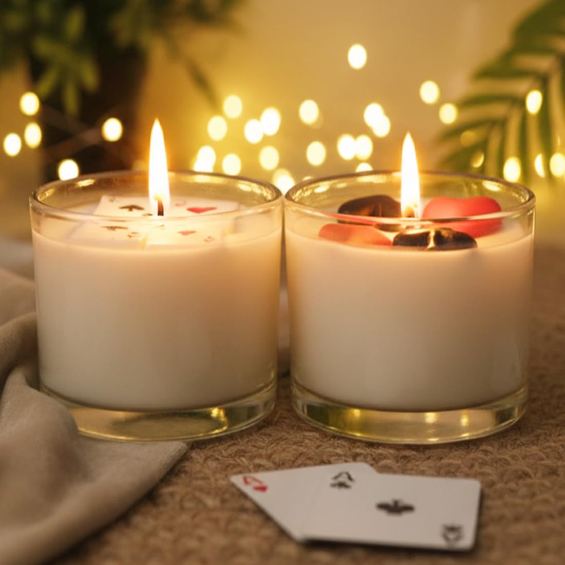 Glass Casino Candles
