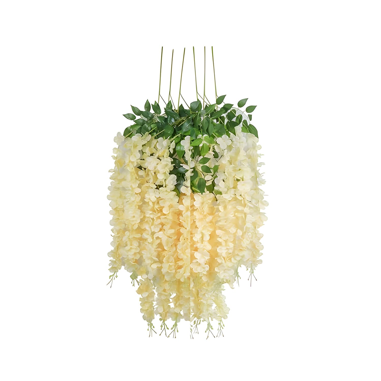 Artificial Cream Wisteria for Your Home Decor