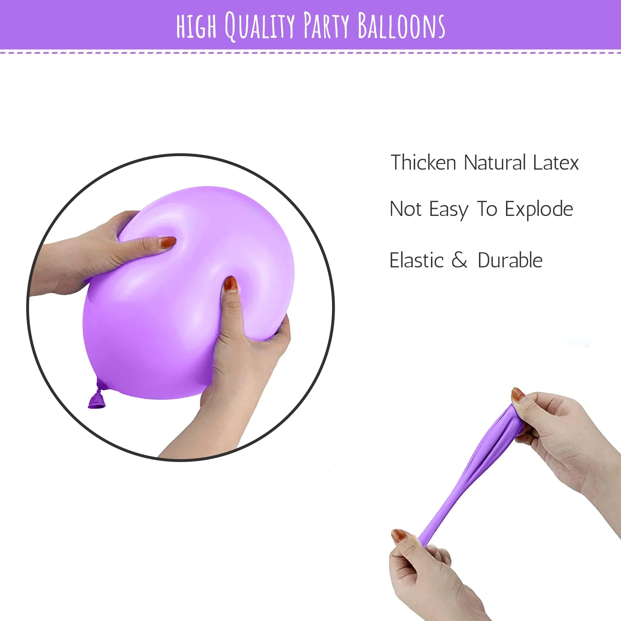 Purple Balloons for Decoration - 50 pcs - Special You