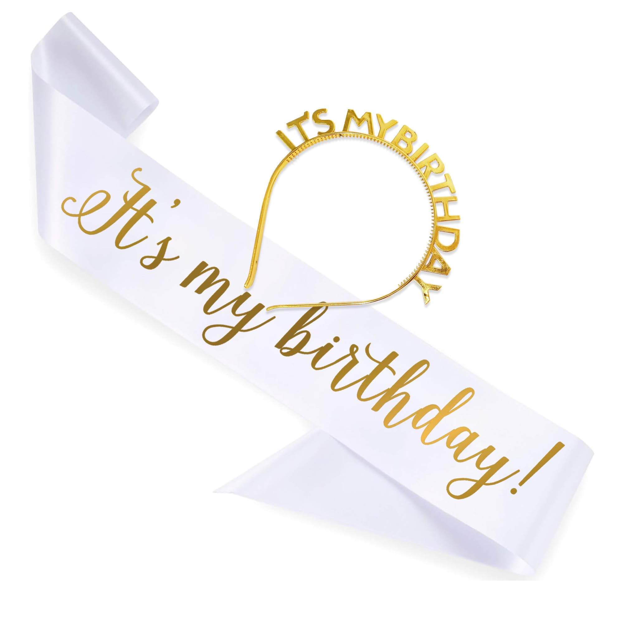 It's My Birthday Sash & Hair Band