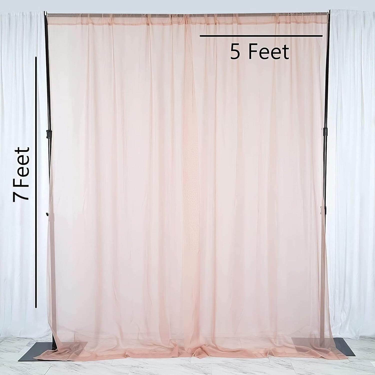 Peach Festive Decor-3pcs