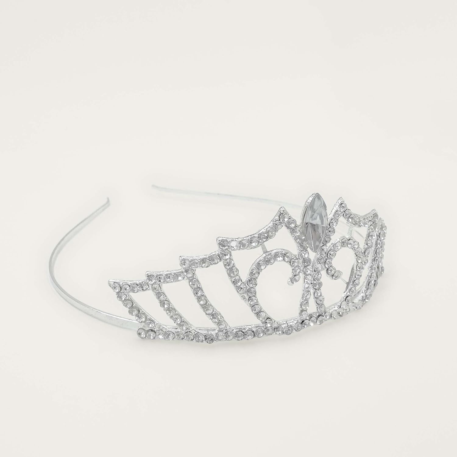 Tiara Silver Crown for Girls Birthday