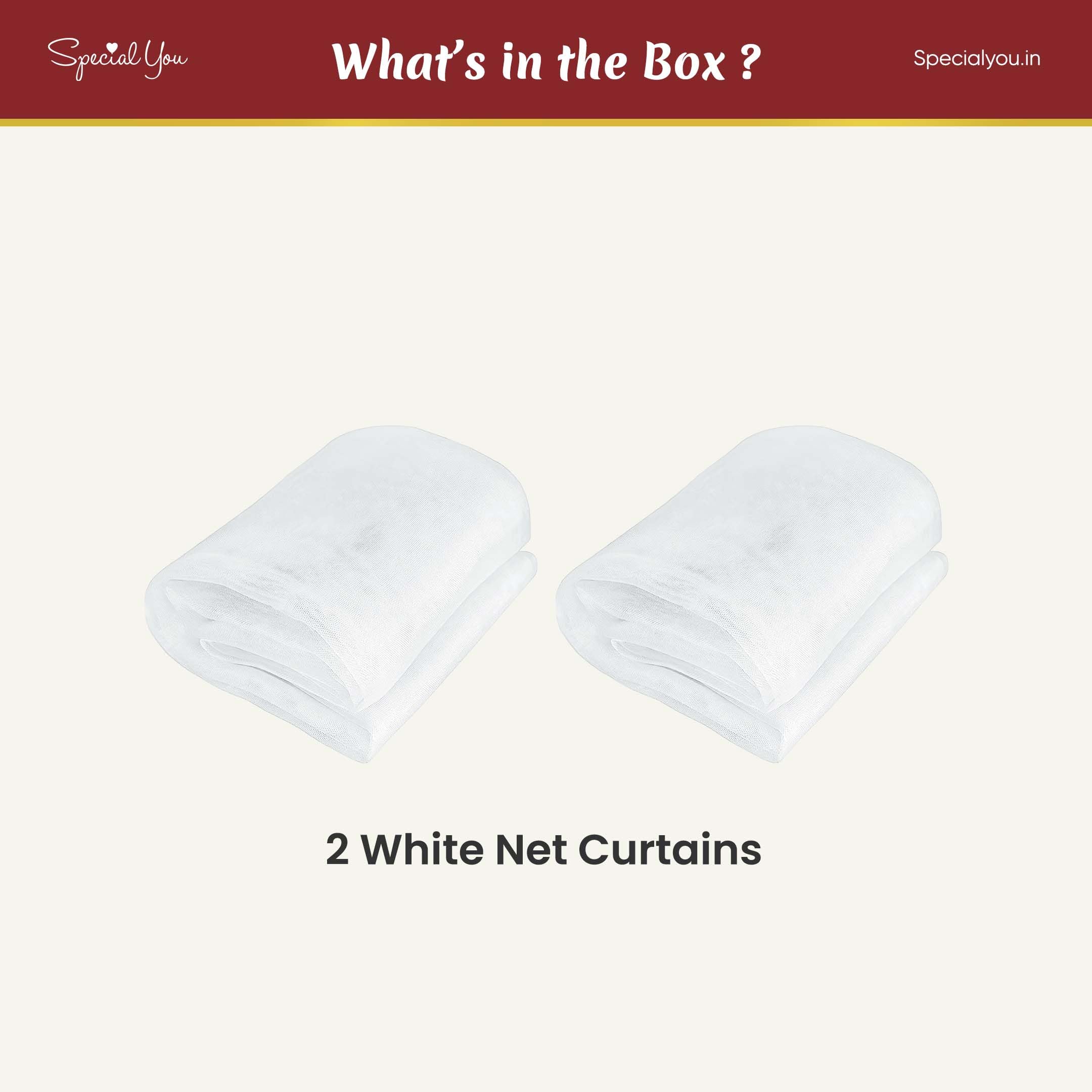 dimension of net curtain