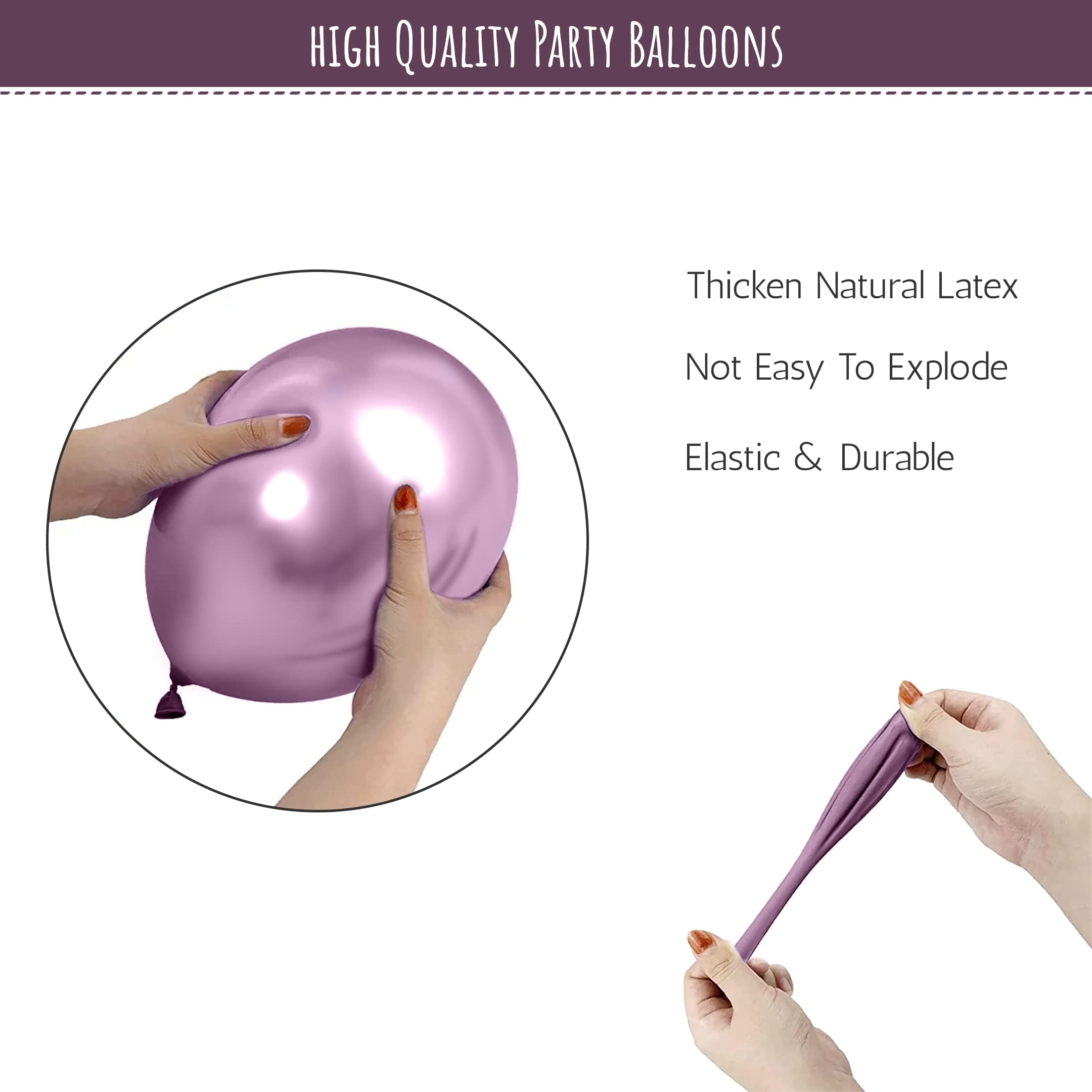 Lavender Chrome Balloons party decoration for Girls - Special You