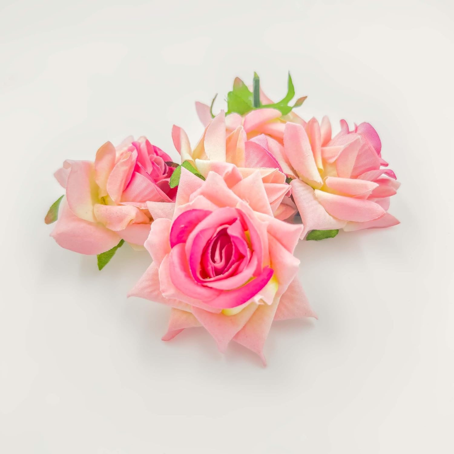 Artificial Pink Rose Flowers for Decoration
