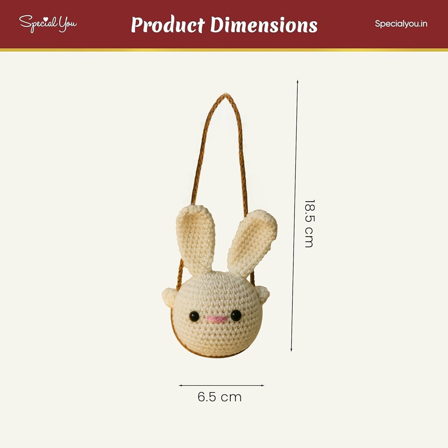 Rabbit Crochet Hanging