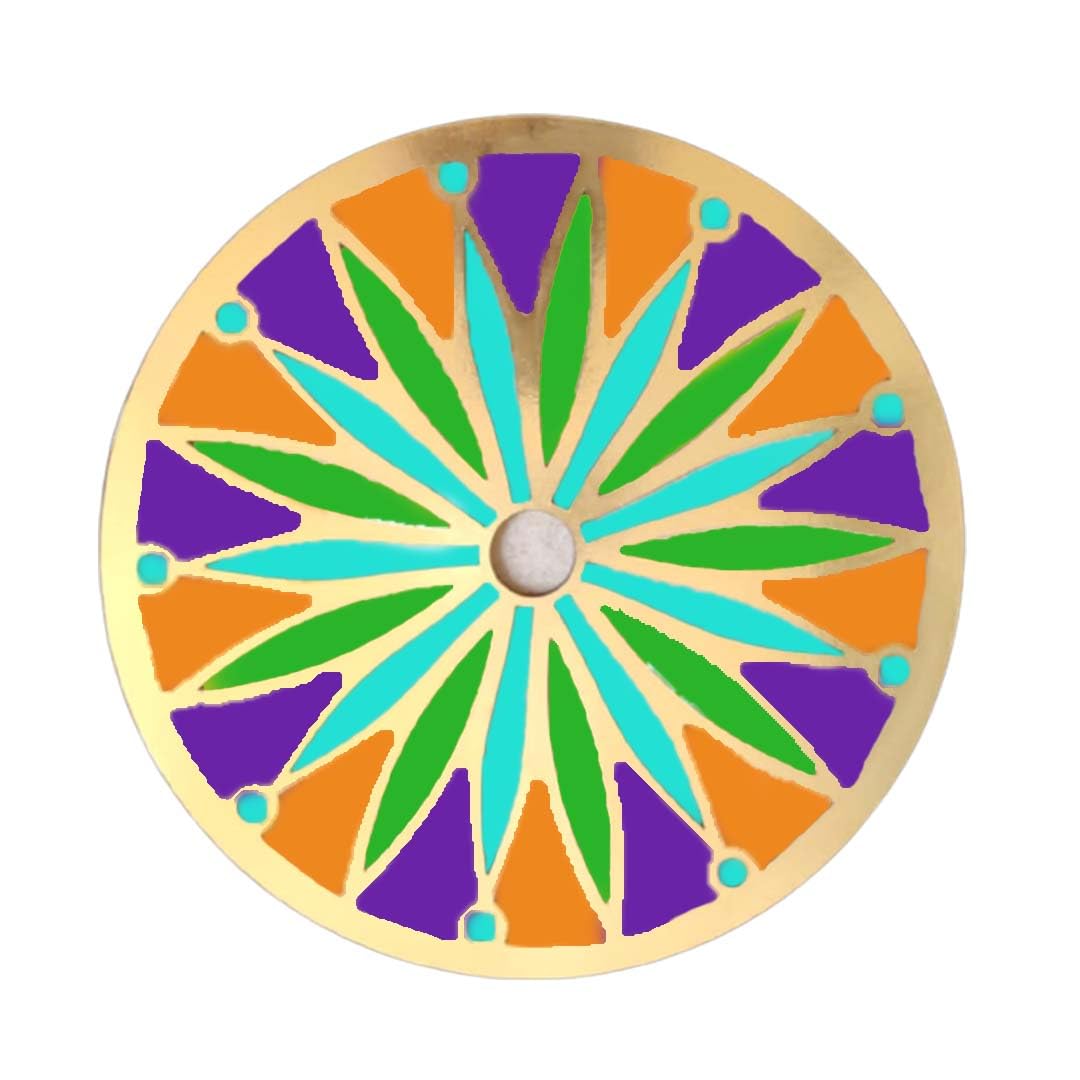 Chakra Rangoli Making
