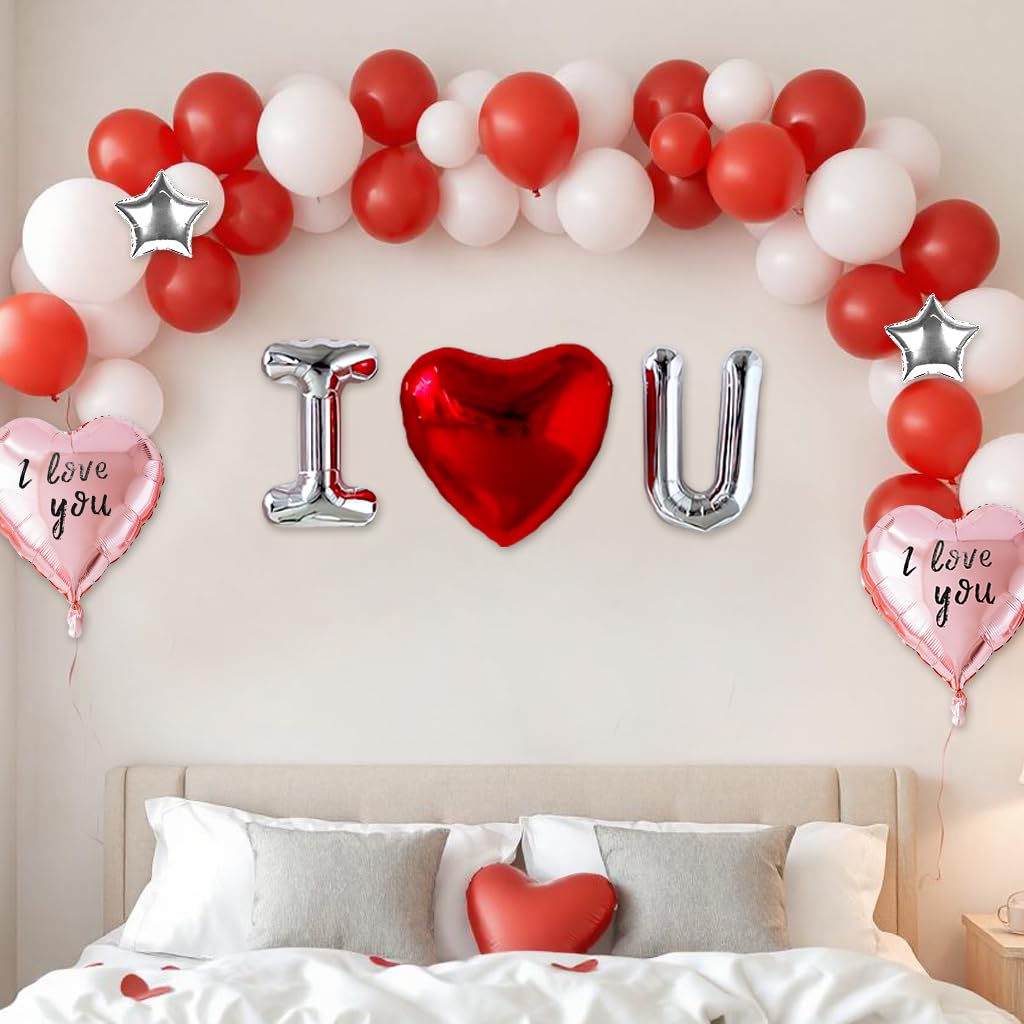 Foil balloon combo for valentine's