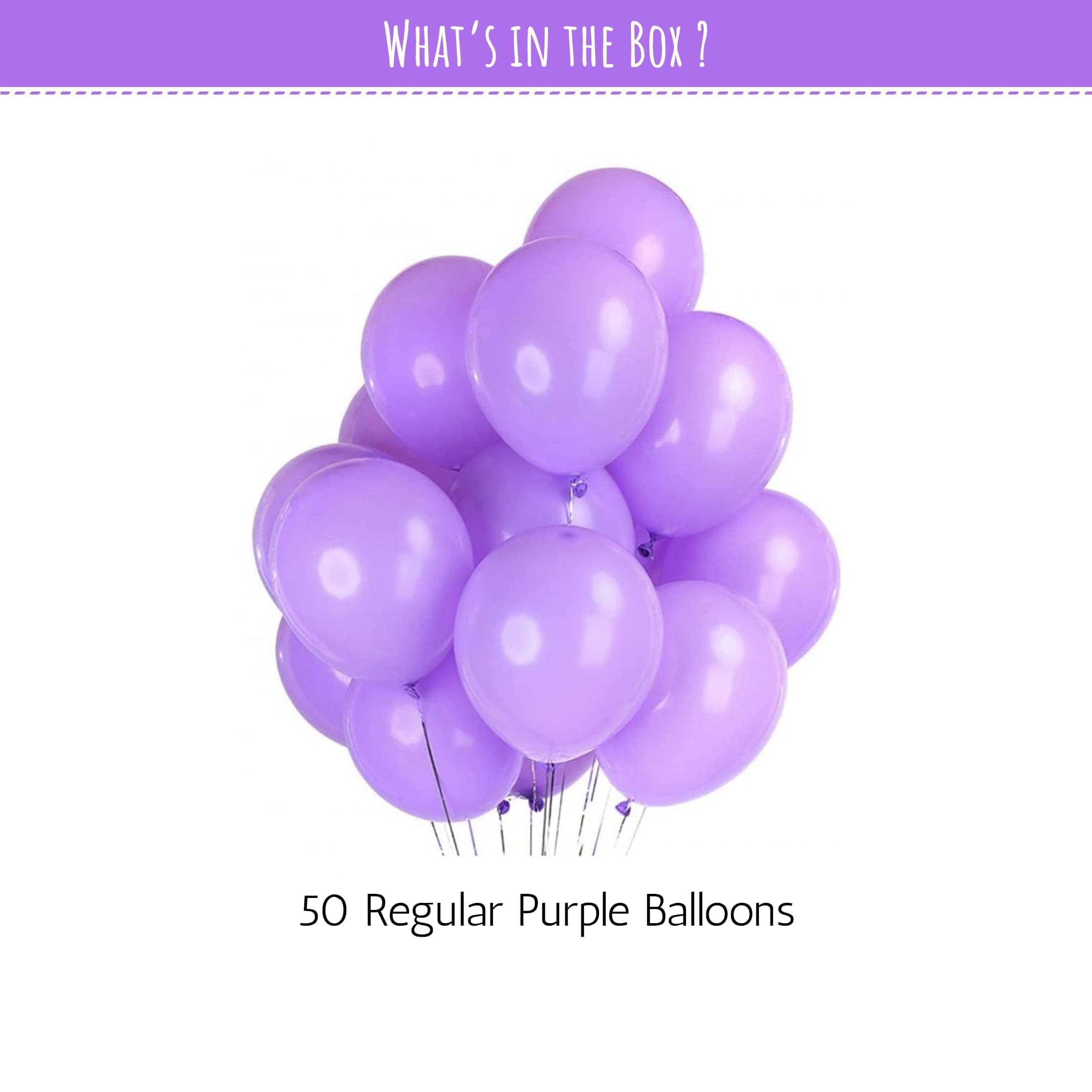 Purple Balloons for Decoration - 50 pcs - Special You