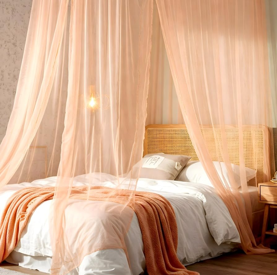 Peach Canopy Tent for Decoration