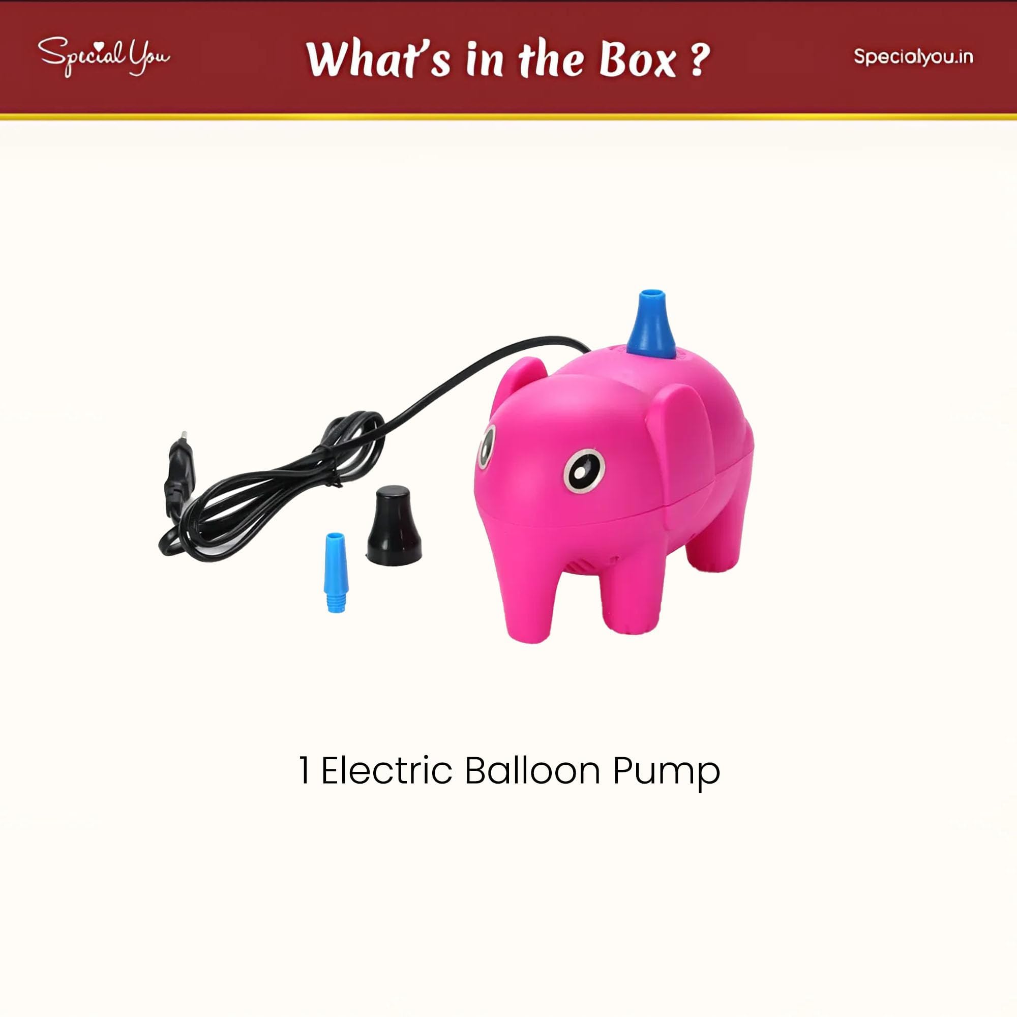 Elephant Electric Balloon Pump