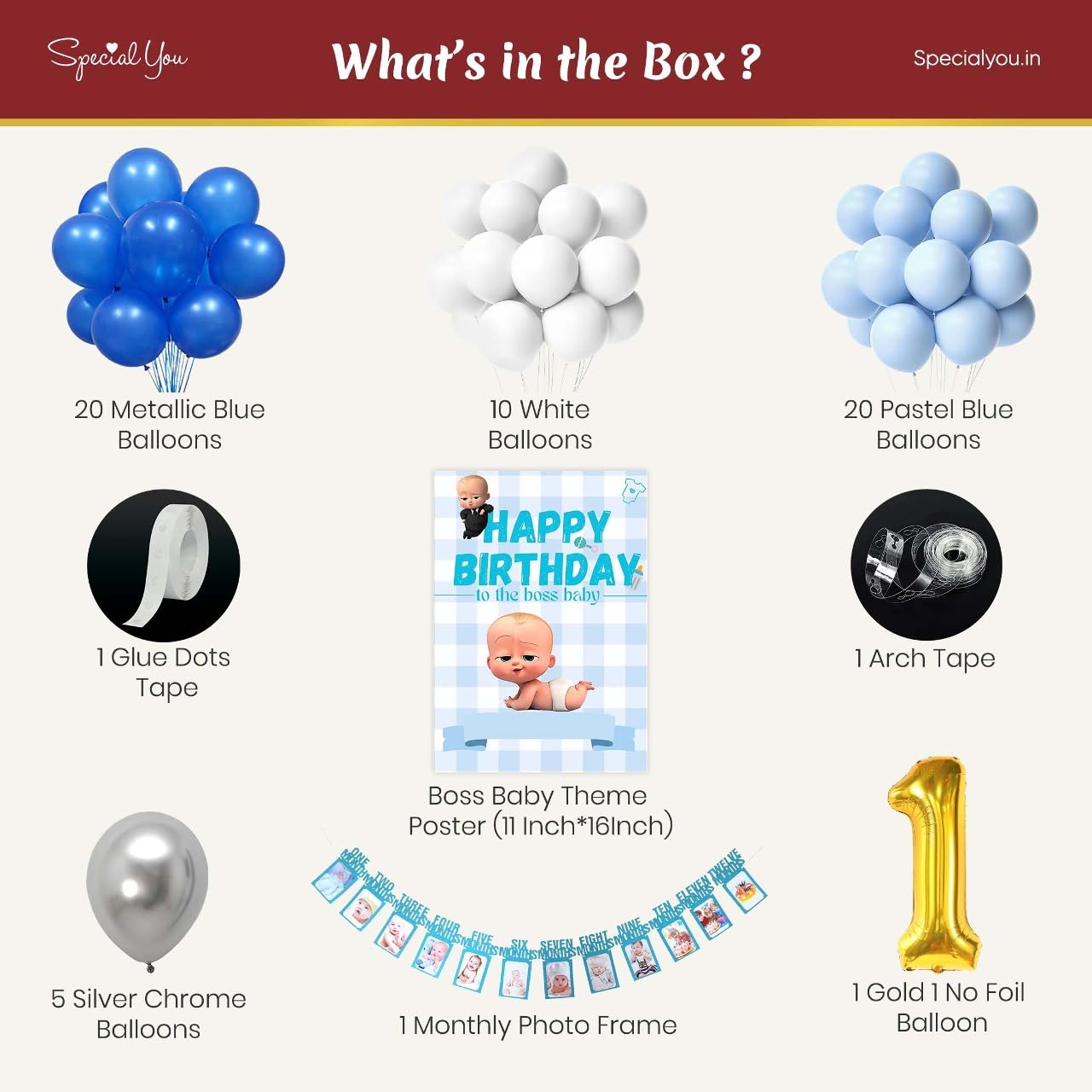 Boss Baby Birthday Kit