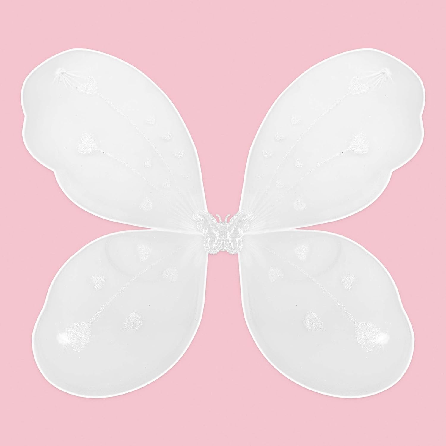 White Fairy Butterfly Wings Combo