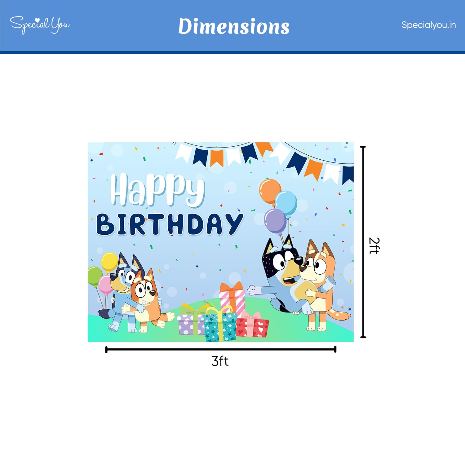 Bluey Theme Birthday decor for kids
