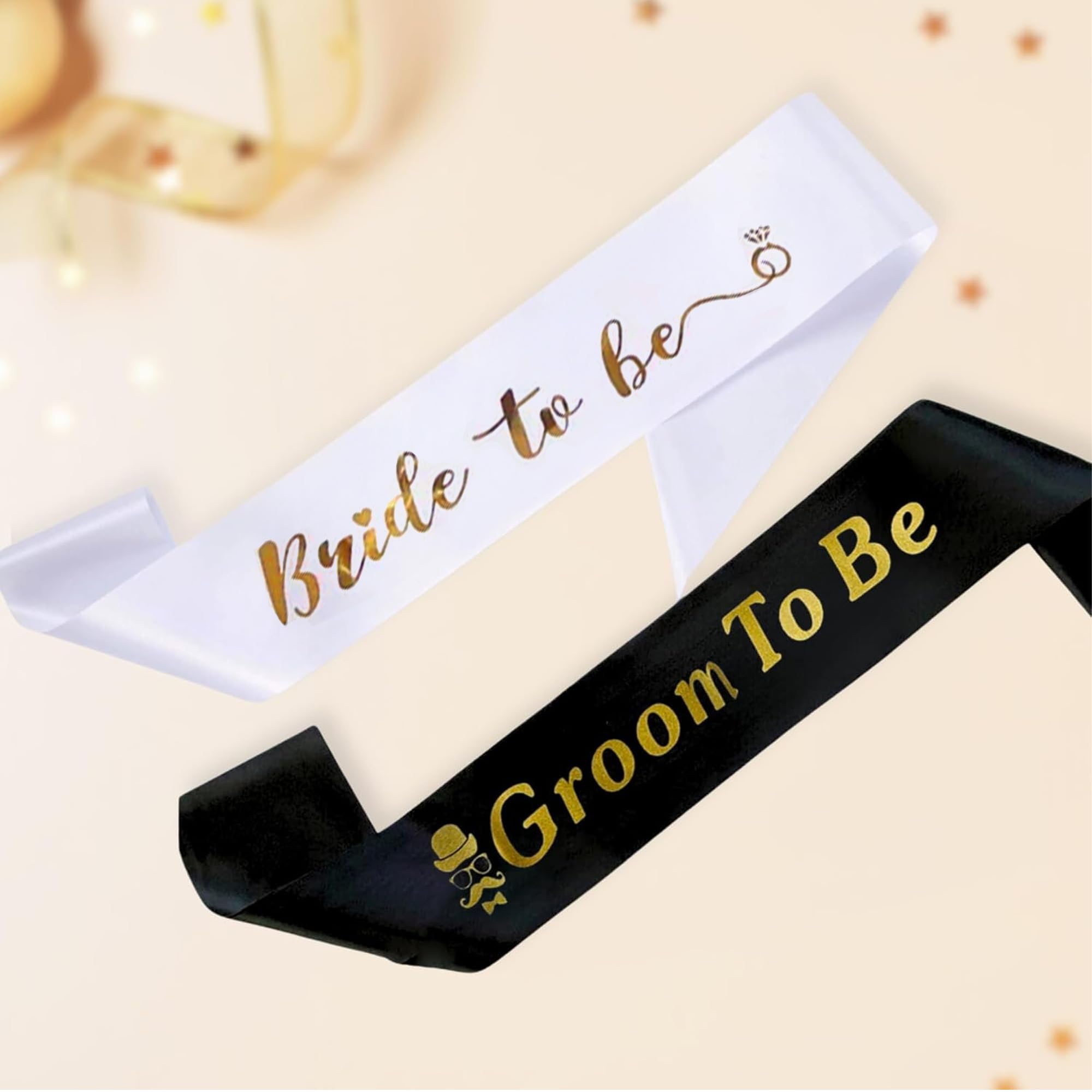 Bride to Be Sash and  Groom to Be Sash