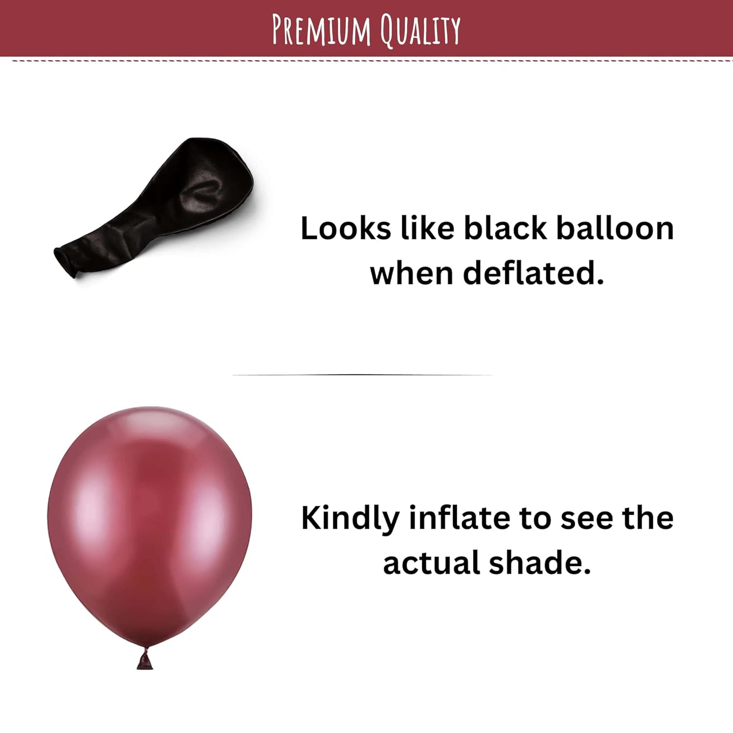Maroon balloon kit