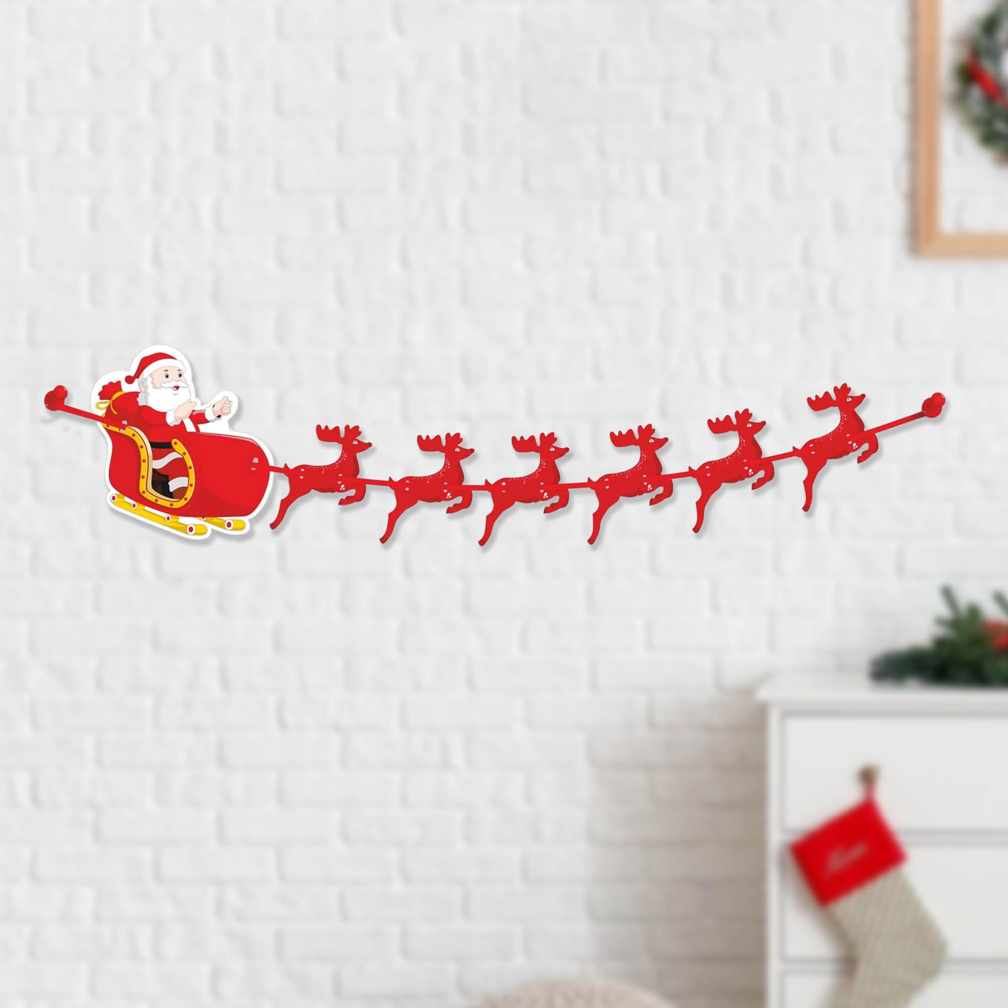 Reindeer Paper Banner
