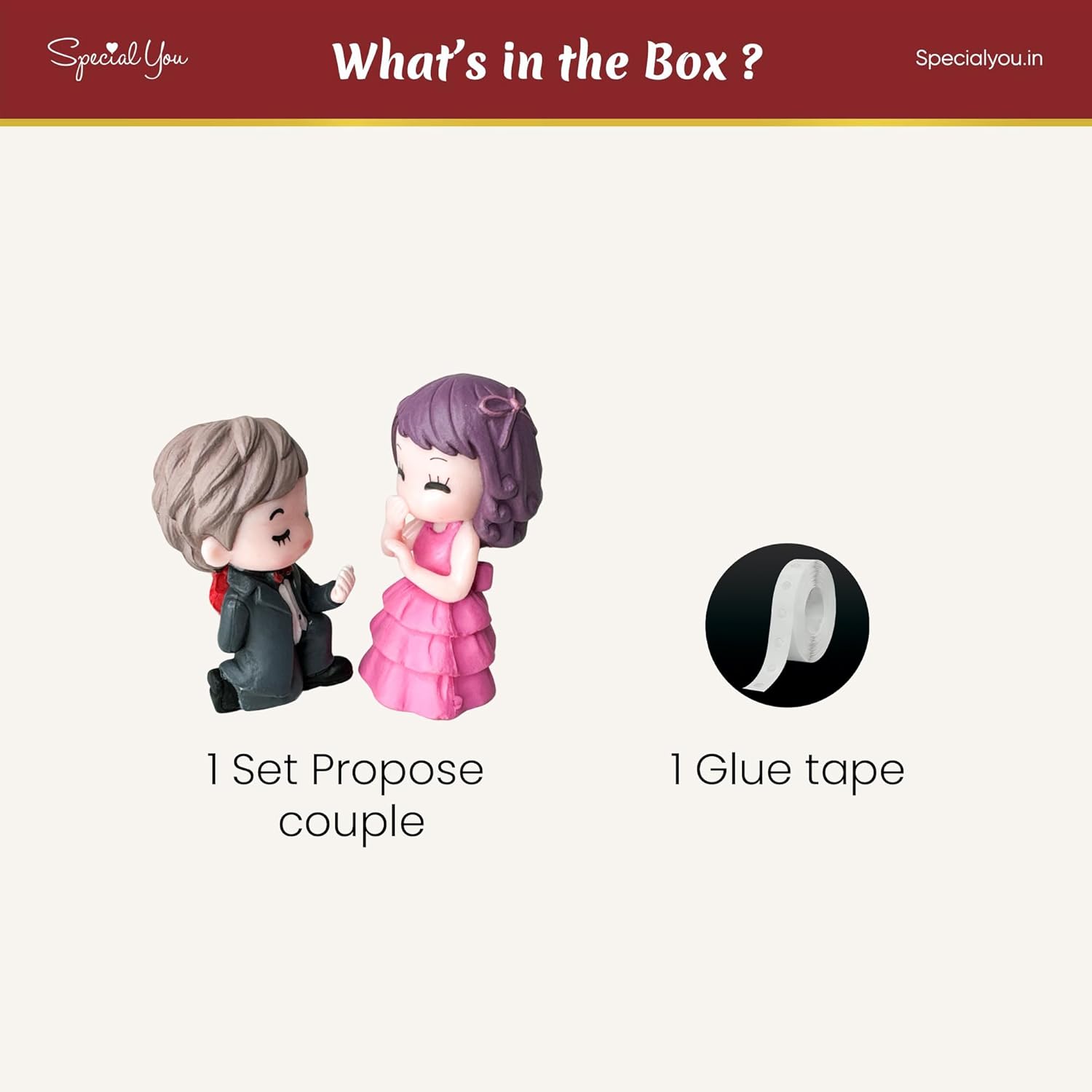 Propose couple Miniature for valentine's gift