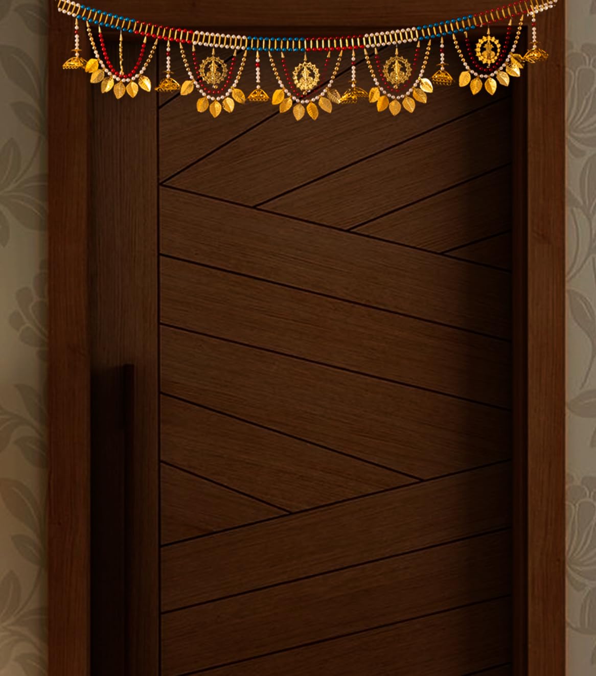 Multicolor Heavy Beads Hanging Toran for Diwali