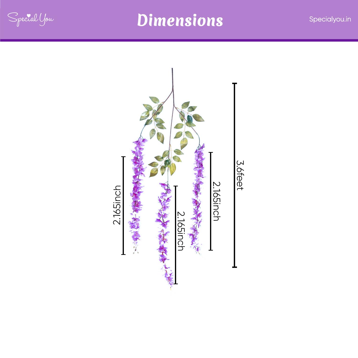 Purple Wisteria Diwali Decor