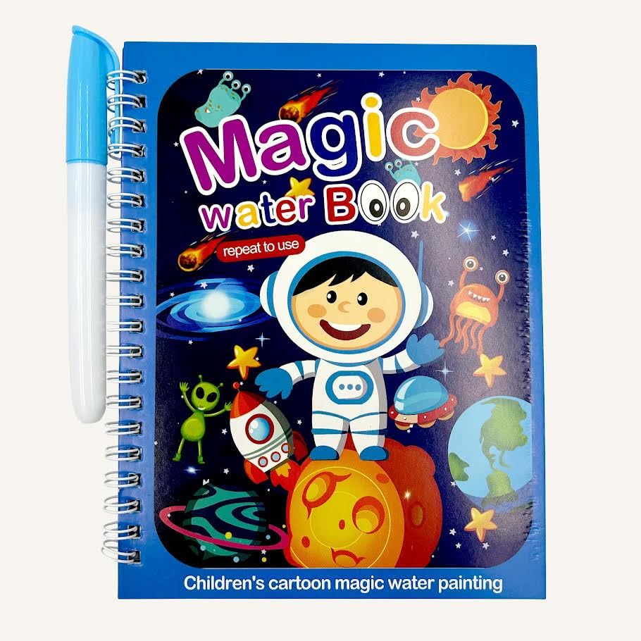 Space Theme Magic water book